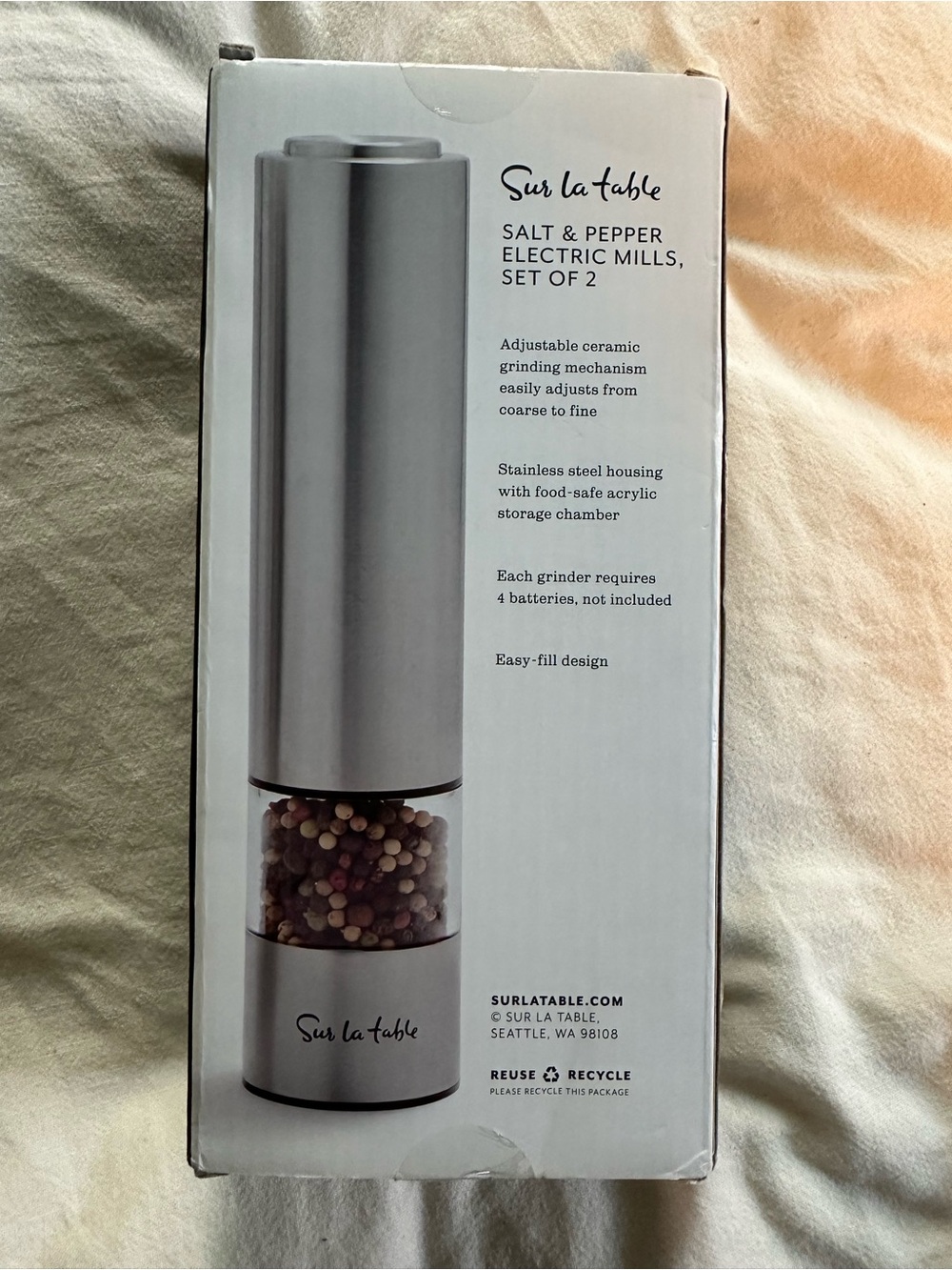 Electric salt & pepper mills - Picture 3 of 4